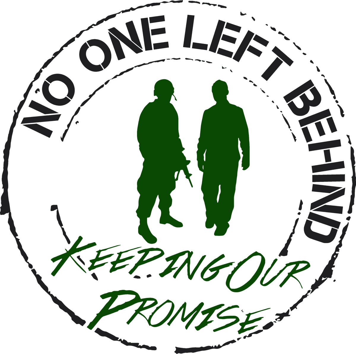 No One Left Behind logo